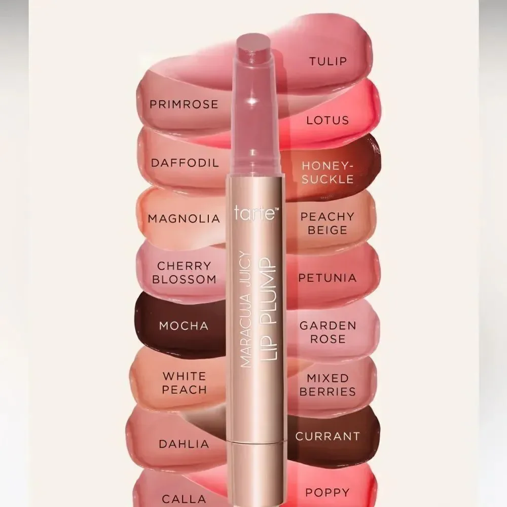 🌻 Tarte Poppy (Strawberry) Juicy Lip Plump New FullSz